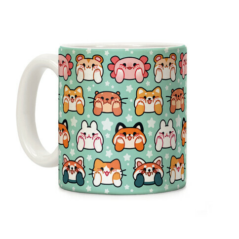 Kawaii Squishy Face Animals Coffee Mug