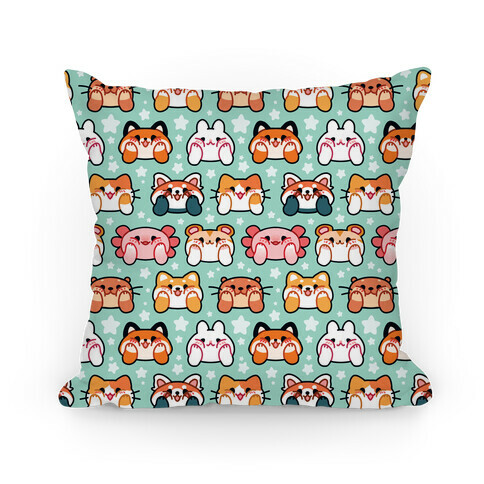 Kawaii Squishy Face Animals Pillow