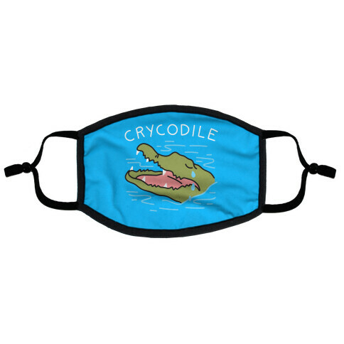 Crycodile Crocodile Flat Face Mask
