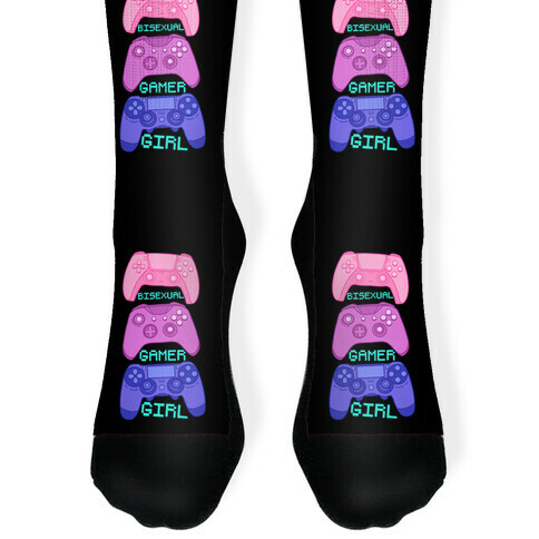 Bisexual Gamer Girl Sock