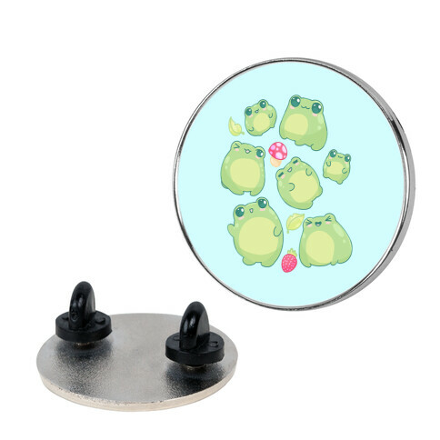 Kawaii Frogs Pattern Pin