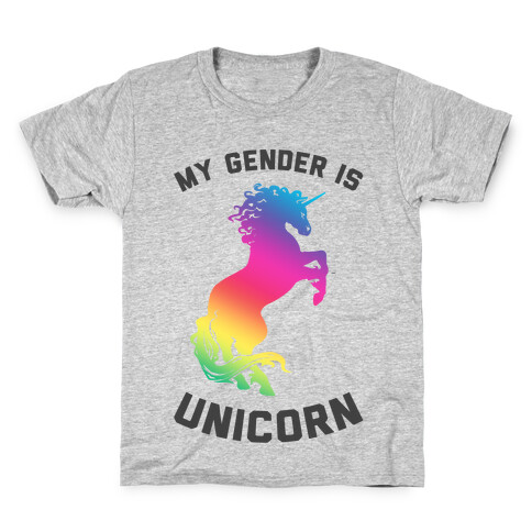 My Gender Is Unicorn Kids T-Shirt