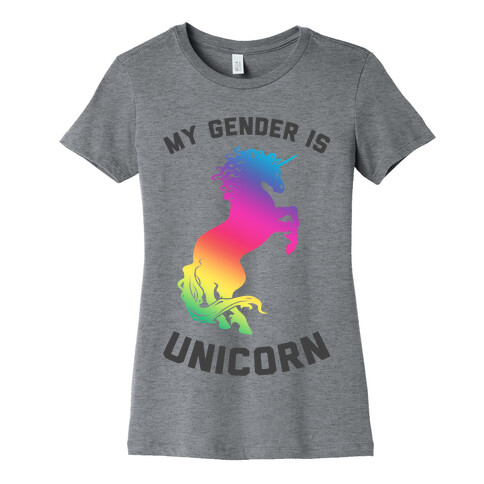 My Gender Is Unicorn Womens T-Shirt