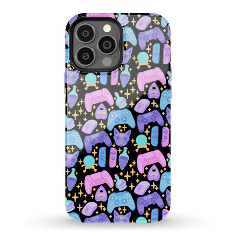 Gamer Witch Pattern Phone Case