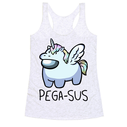 Pega-sus Parody Racerback Tank Top