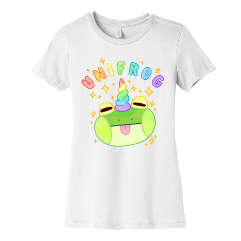 Unifrog Frog Unicorn Womens T-Shirt