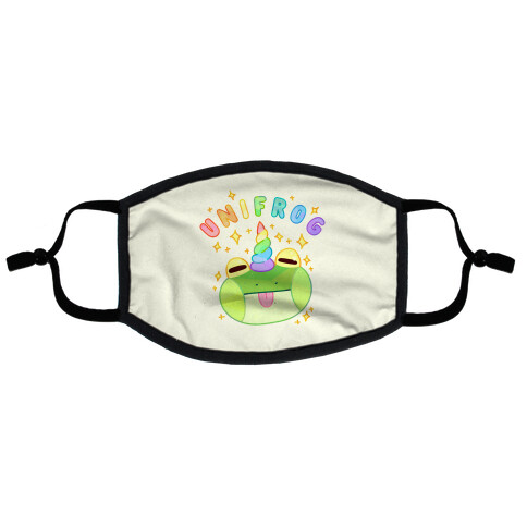 Unifrog Frog Unicorn Flat Face Mask