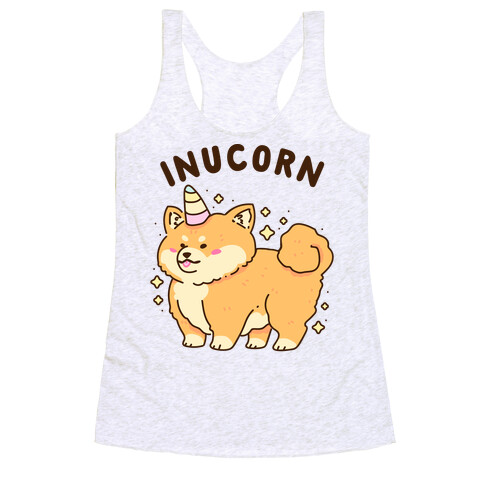 Inucorn (Kawaii Shiba Inu Unicorn) Racerback Tank Top