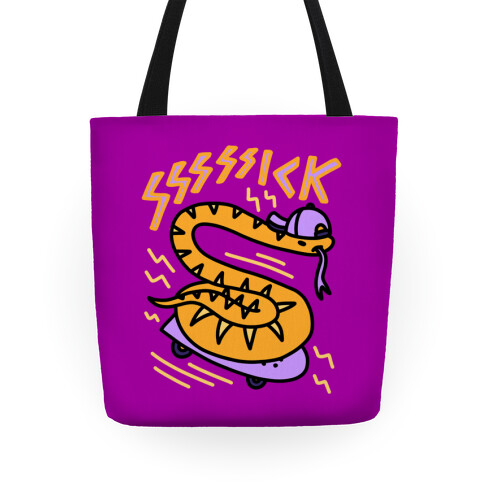 Sssssick Skating Snake Tote