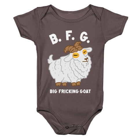 B.F.G. (Big Fricking Goat) Baby One-Piece