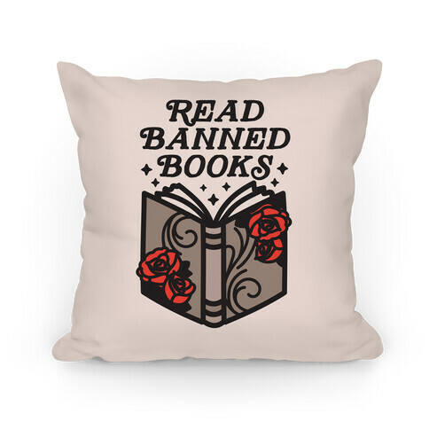 Read Banned Books Pillow