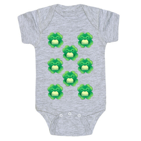 Frog Leaf Clover  Baby One-Piece