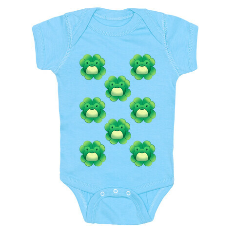 Frog Leaf Clover  Baby One-Piece