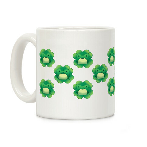 Frog Leaf Clover  Coffee Mug