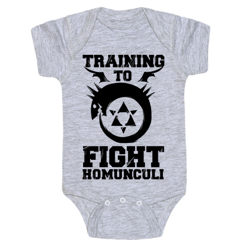 Training to Fight Homunculi Baby One-Piece