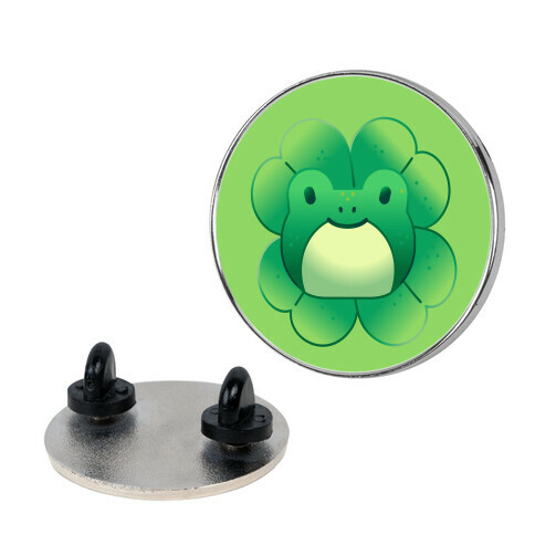 Frog Leaf Clover  Pin