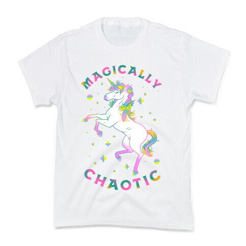Magically Chaotic Unicorn Kids T-Shirt