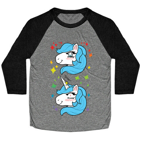 Switchblade Unicorn Baseball Tee