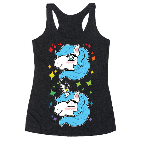 Switchblade Unicorn Racerback Tank Top