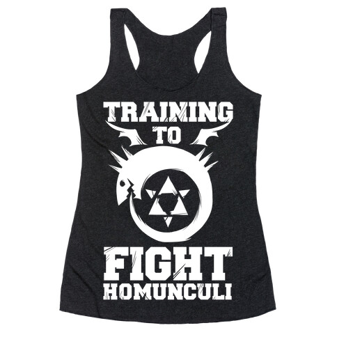 Training to Fight Homunculi Racerback Tank Top