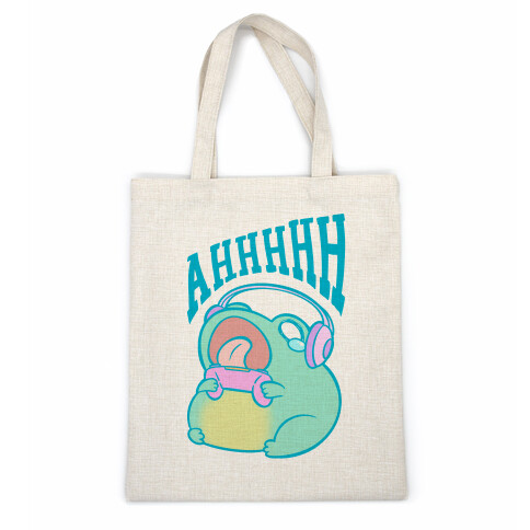 Gamer Frog Scream Casual Tote