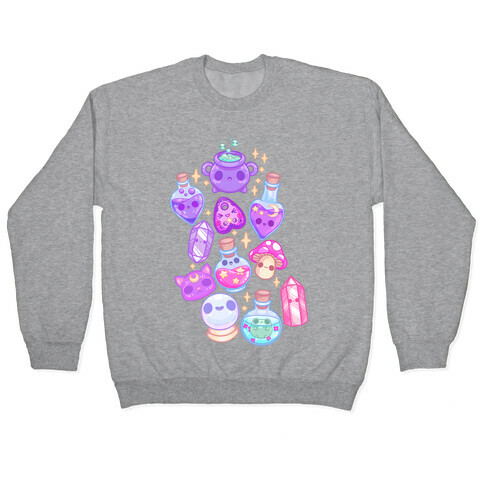 Kawaii Witchy Pattern Pullover