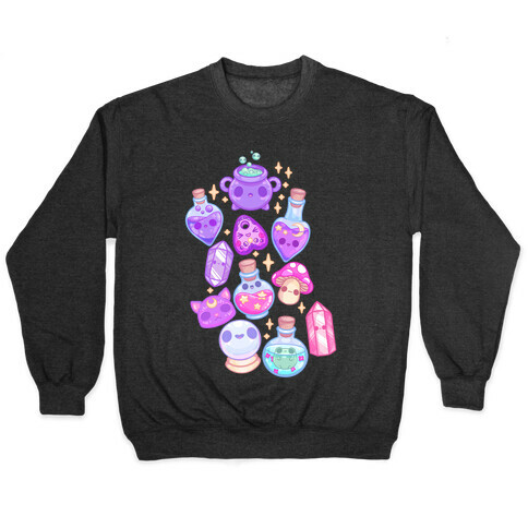 Kawaii Witchy Pattern Pullover