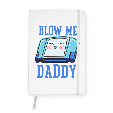 Blow Me Daddy Game Cartridge Parody Notebook