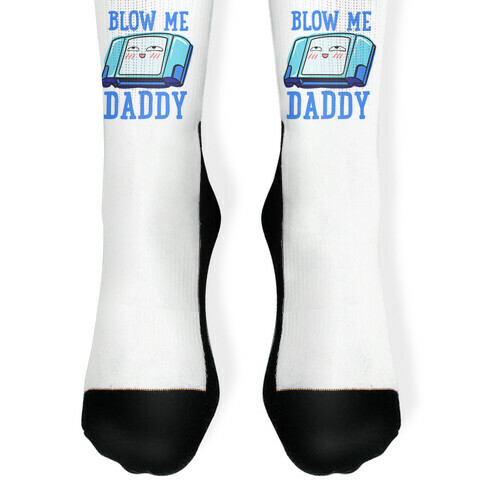 Blow Me Daddy Game Cartridge Parody Sock