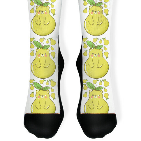 Pear Bear Sock