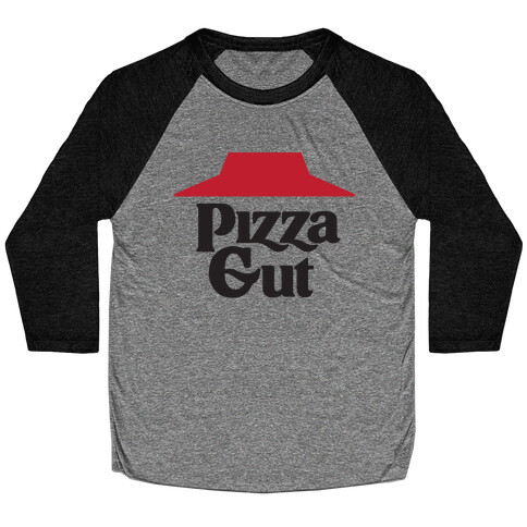 Pizza Gut Baseball Tee