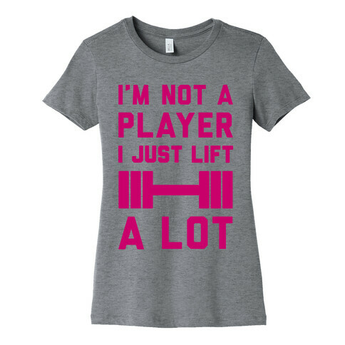 I'm Not A Player Womens T-Shirt