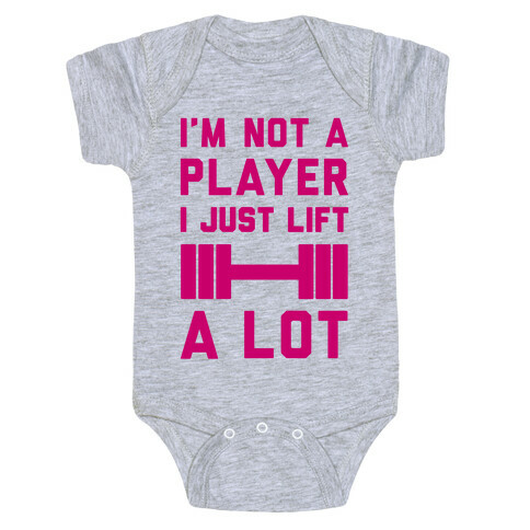 I'm Not A Player Baby One-Piece