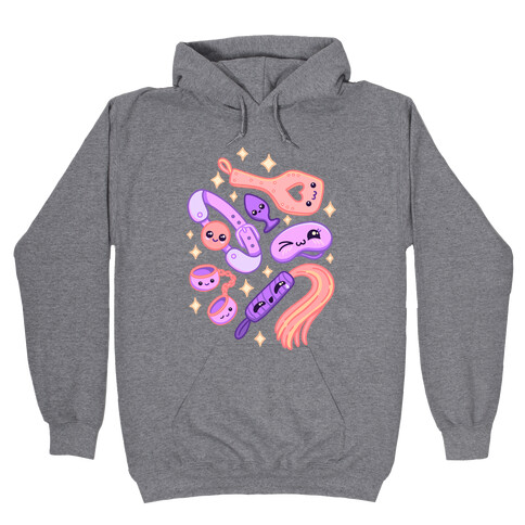 Kinky Kawaii Pattern Hooded Sweatshirt