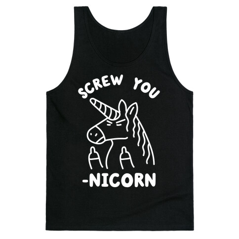 Screw You-nicorn Tank Top