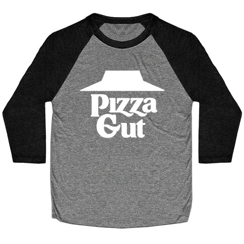 Pizza Gut Baseball Tee