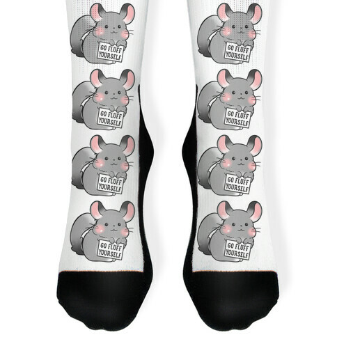 Go Fluff Yourself Chinchilla Sock