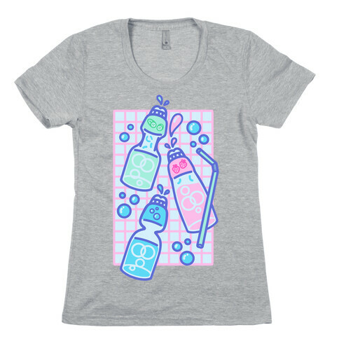 NSFW Pastel Penis Soda Bottles Womens T-Shirt
