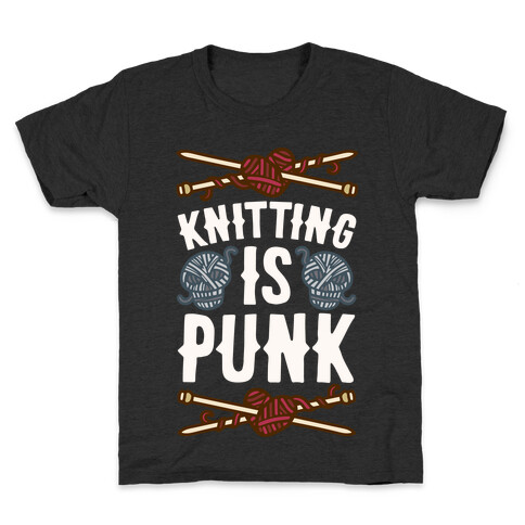 Knitting Is Punk Kids T-Shirt