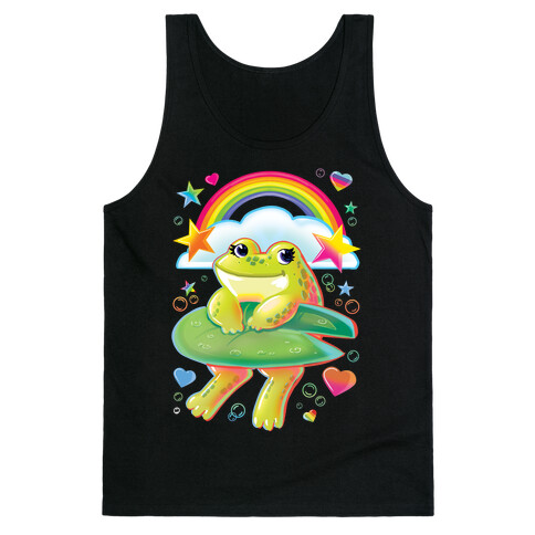 90's Rainbow Frog Tank Top