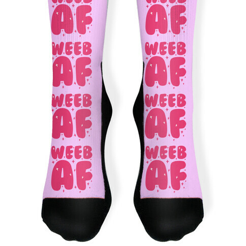 Weeb AF Sock