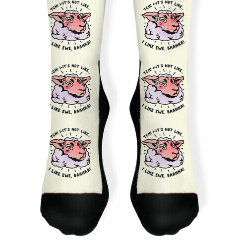 Tsundere Sheep Sock