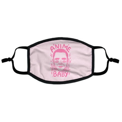 Anime Baby Obama Flat Face Mask