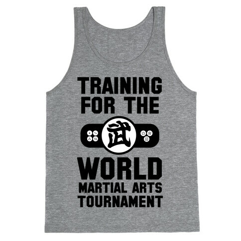 Training for the World Martial Arts Tournament Tank Top