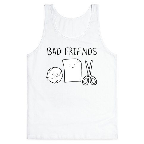 Bad Friends Parody (black) Tank Top