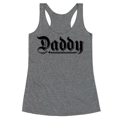 Daddy Gothic Racerback Tank Top