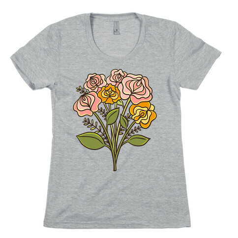 Vulva Bouquet Womens T-Shirt