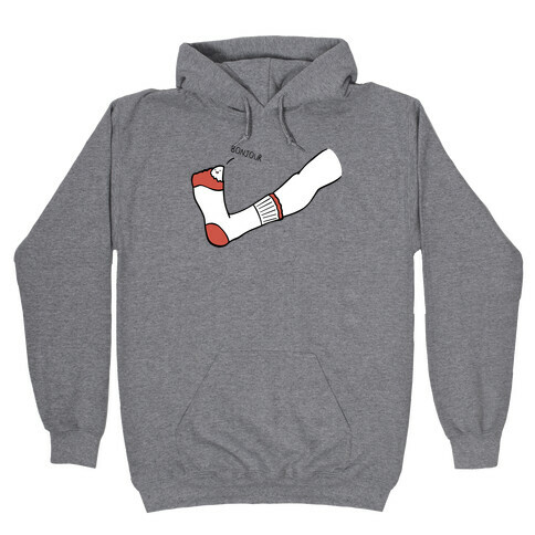 Bonjour Toe Hooded Sweatshirt