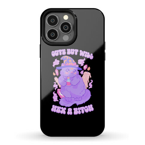 Cute But Will Hex a Bitch Cat Phone Case