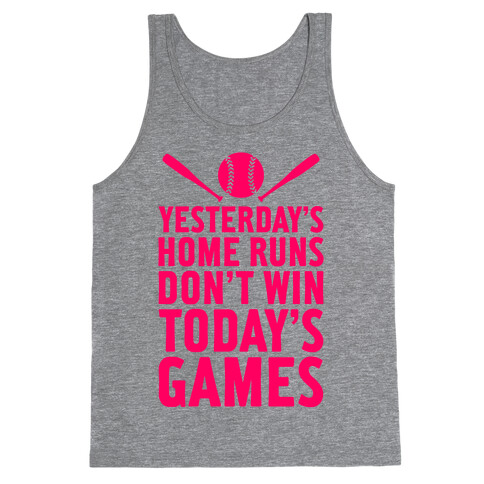 Yesterday's Home Runs Tank Top